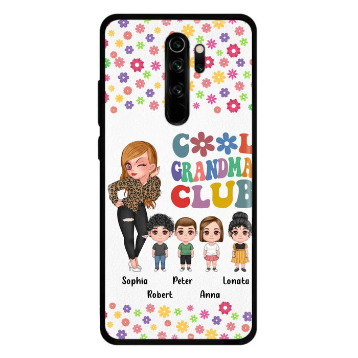 Personalized Cool Grandma Phone Case - Gift Idea For Grandma - Up to 4 Kids - Cases For Oppo/Xiaomi/Huawei