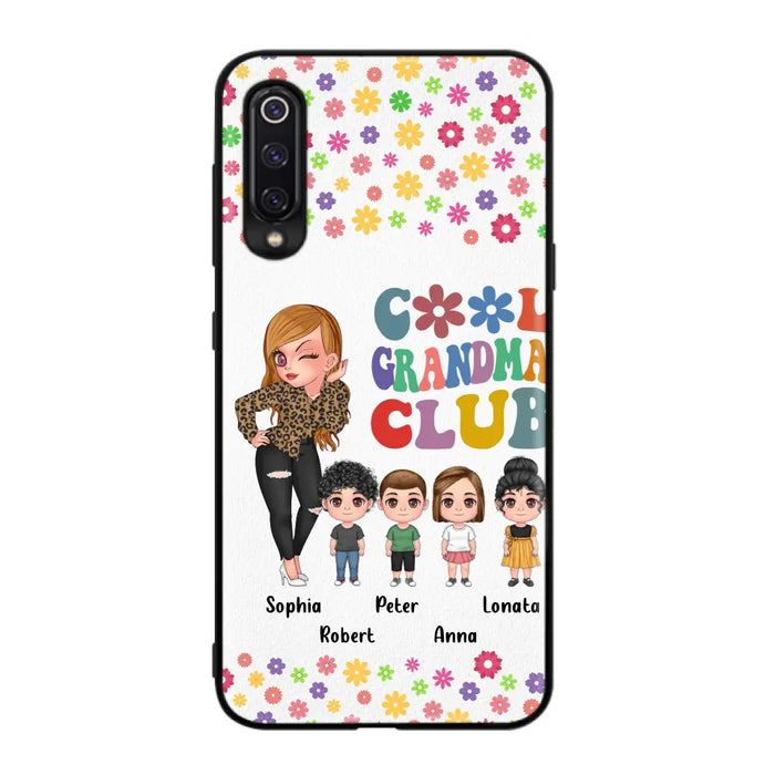 Personalized Cool Grandma Phone Case - Gift Idea For Grandma - Up to 4 Kids - Cases For Oppo/Xiaomi/Huawei