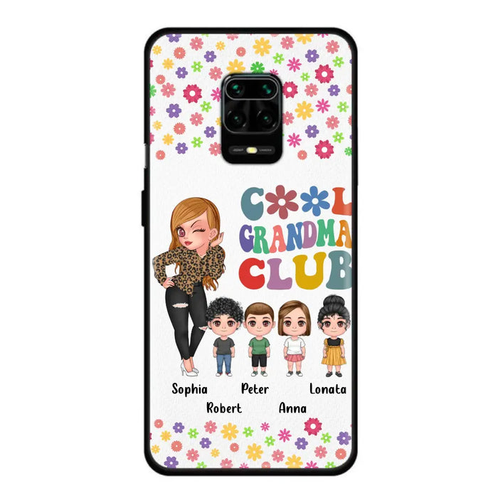 Personalized Cool Grandma Phone Case - Gift Idea For Grandma - Up to 4 Kids - Cases For Oppo/Xiaomi/Huawei