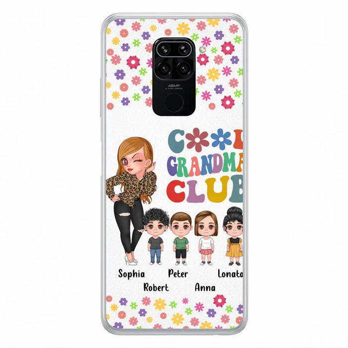 Personalized Cool Grandma Phone Case - Gift Idea For Grandma - Up to 4 Kids - Cases For Oppo/Xiaomi/Huawei