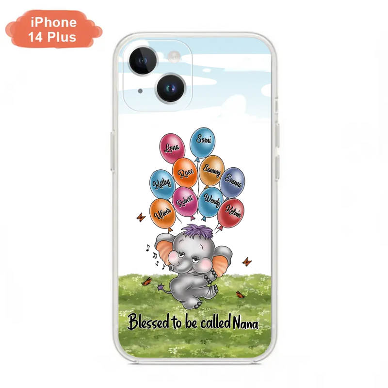 Personalized Grandma Phone Case - Up to 10 Kids - Gift Idea for Grandma/Mother's Day - Blessed To Be Called Nana