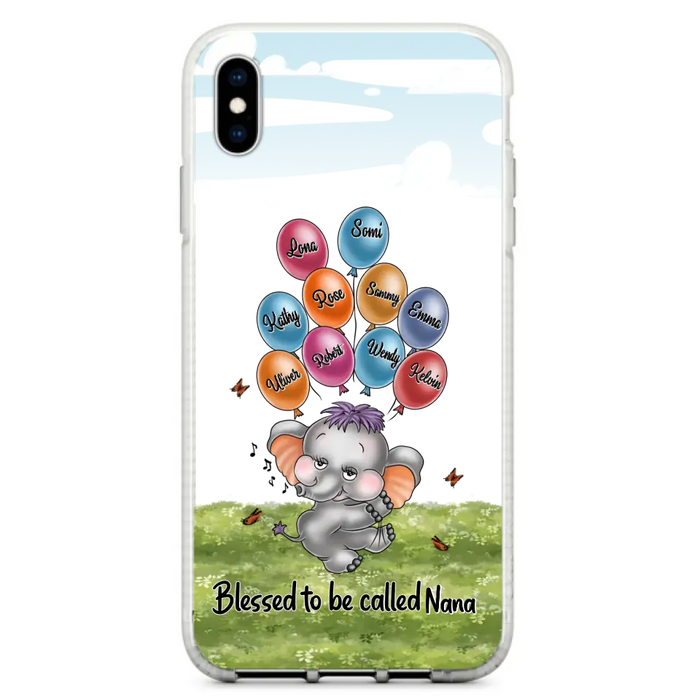 Personalized Grandma Phone Case - Up to 10 Kids - Gift Idea for Grandma/Mother's Day - Blessed To Be Called Nana