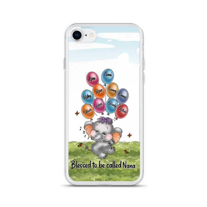 Personalized Grandma Phone Case - Up to 10 Kids - Gift Idea for Grandma/Mother's Day - Blessed To Be Called Nana