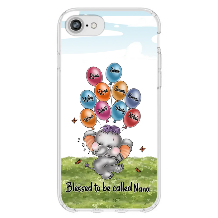 Personalized Grandma Phone Case - Up to 10 Kids - Gift Idea for Grandma/Mother's Day - Blessed To Be Called Nana