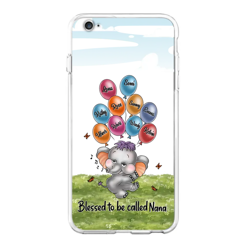 Personalized Grandma Phone Case - Up to 10 Kids - Gift Idea for Grandma/Mother's Day - Blessed To Be Called Nana