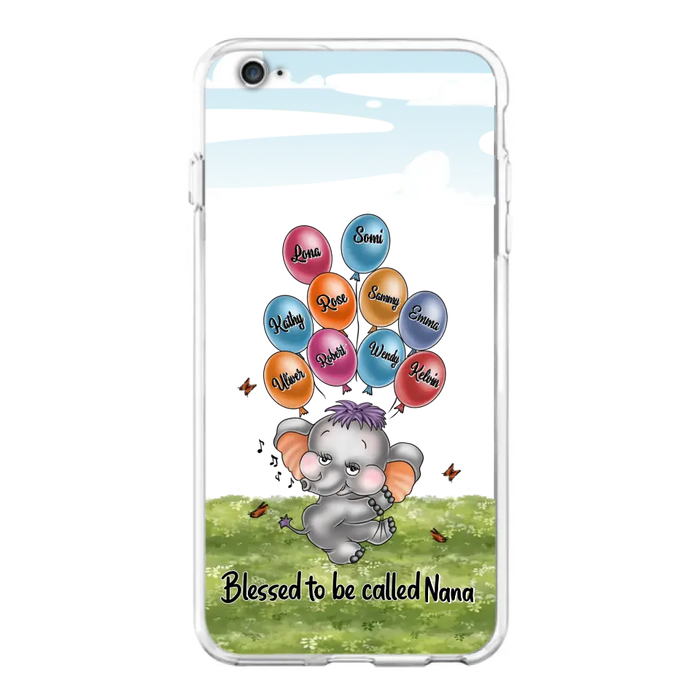 Personalized Grandma Phone Case - Up to 10 Kids - Gift Idea for Grandma/Mother's Day - Blessed To Be Called Nana