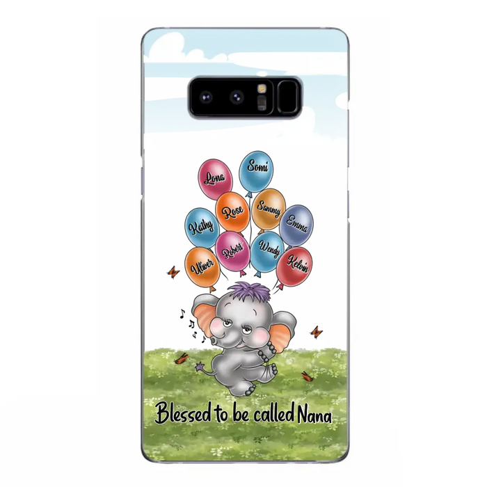 Personalized Grandma Phone Case - Up to 10 Kids - Gift Idea for Grandma/Mother's Day - Blessed To Be Called Nana