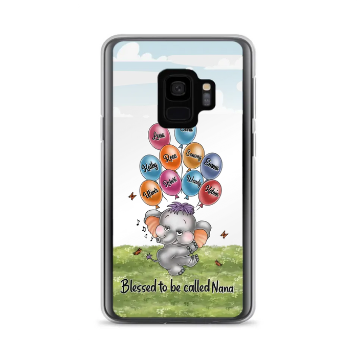 Personalized Grandma Phone Case - Up to 10 Kids - Gift Idea for Grandma/Mother's Day - Blessed To Be Called Nana