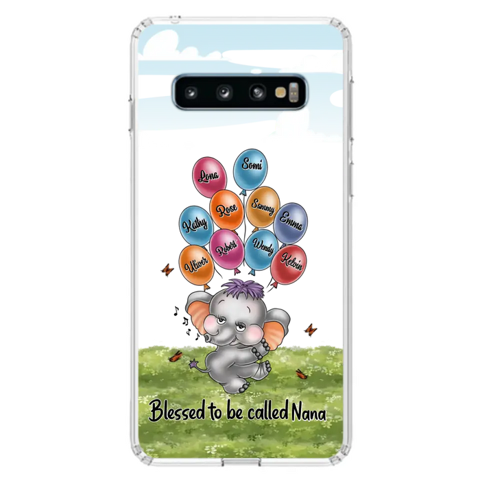 Personalized Grandma Phone Case - Up to 10 Kids - Gift Idea for Grandma/Mother's Day - Blessed To Be Called Nana