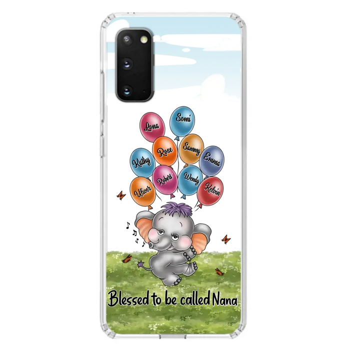 Personalized Grandma Phone Case - Up to 10 Kids - Gift Idea for Grandma/Mother's Day - Blessed To Be Called Nana