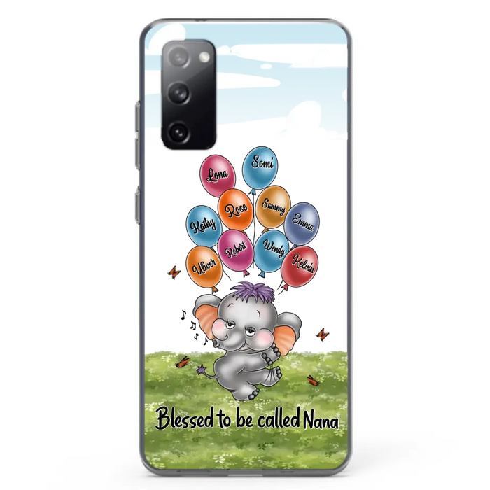 Personalized Grandma Phone Case - Up to 10 Kids - Gift Idea for Grandma/Mother's Day - Blessed To Be Called Nana