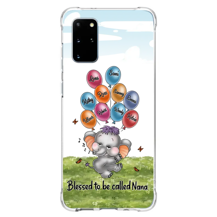 Personalized Grandma Phone Case - Up to 10 Kids - Gift Idea for Grandma/Mother's Day - Blessed To Be Called Nana