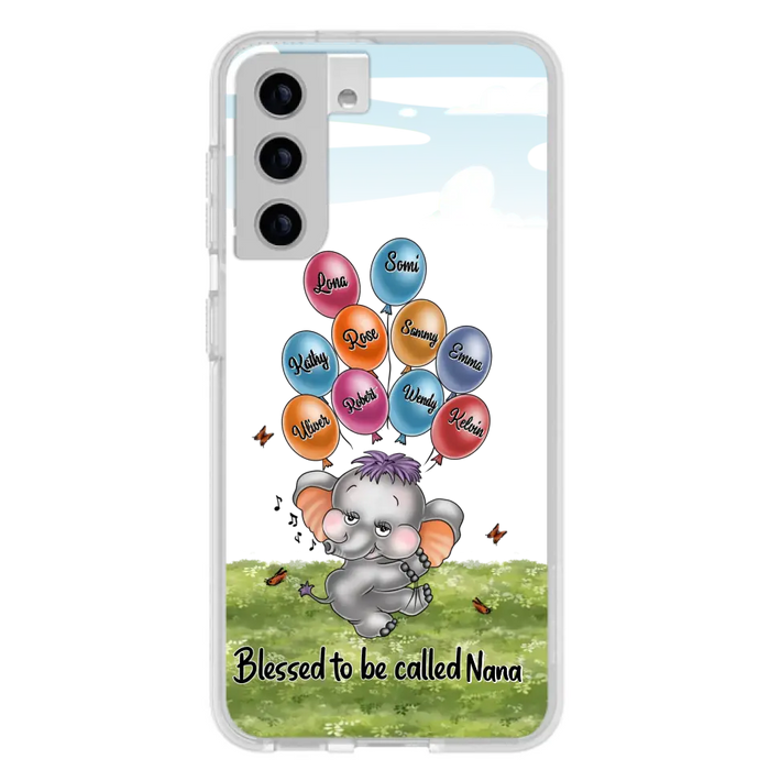 Personalized Grandma Phone Case - Up to 10 Kids - Gift Idea for Grandma/Mother's Day - Blessed To Be Called Nana