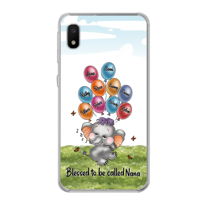 Personalized Grandma Phone Case - Up to 10 Kids - Gift Idea for Grandma/Mother's Day - Blessed To Be Called Nana