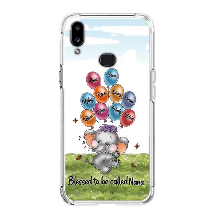 Personalized Grandma Phone Case - Up to 10 Kids - Gift Idea for Grandma/Mother's Day - Blessed To Be Called Nana