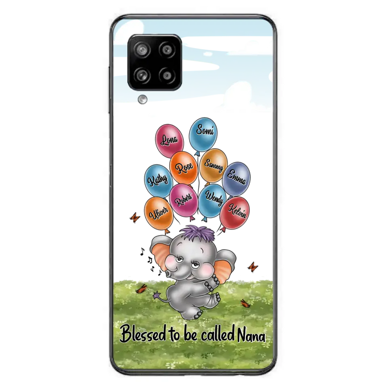 Personalized Grandma Phone Case - Up to 10 Kids - Gift Idea for Grandma/Mother's Day - Blessed To Be Called Nana