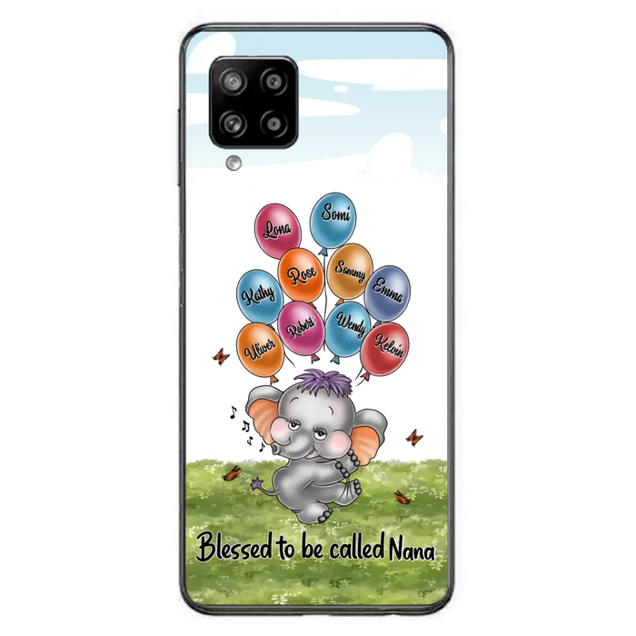 Personalized Grandma Phone Case - Up to 10 Kids - Gift Idea for Grandma/Mother's Day - Blessed To Be Called Nana