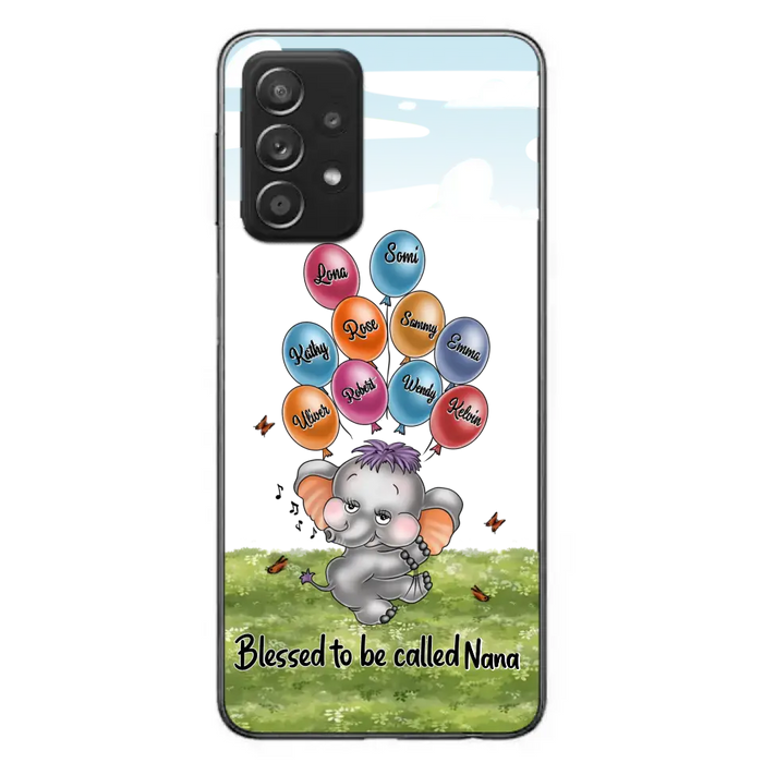 Personalized Grandma Phone Case - Up to 10 Kids - Gift Idea for Grandma/Mother's Day - Blessed To Be Called Nana
