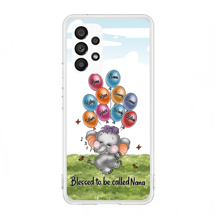 Personalized Grandma Phone Case - Up to 10 Kids - Gift Idea for Grandma/Mother's Day - Blessed To Be Called Nana