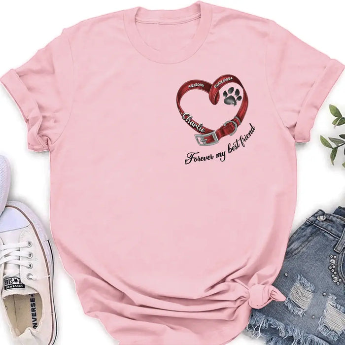 Personalized Memorial Pet Shirt/Hoodie - Memorial Gift Idea for Pet Owners - Forever My Best Friend