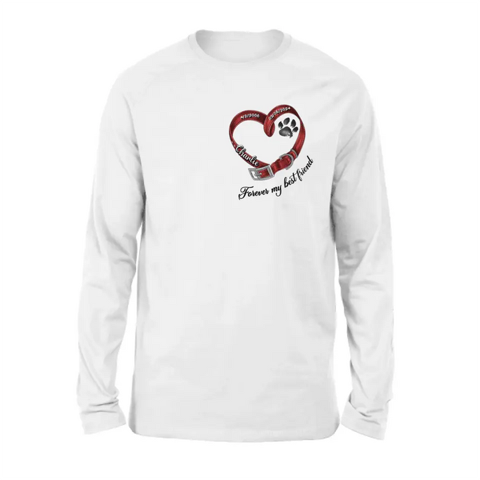 Personalized Memorial Pet Shirt/Hoodie - Memorial Gift Idea for Pet Owners - Forever My Best Friend