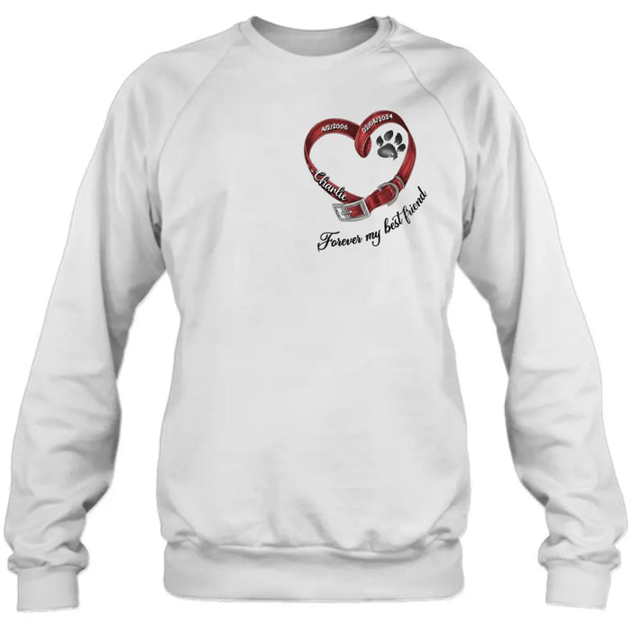 Personalized Memorial Pet Shirt/Hoodie - Memorial Gift Idea for Pet Owners - Forever My Best Friend