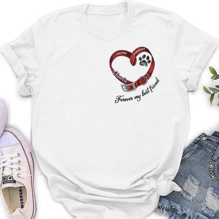 Personalized Memorial Pet Shirt/Hoodie - Memorial Gift Idea for Pet Owners - Forever My Best Friend