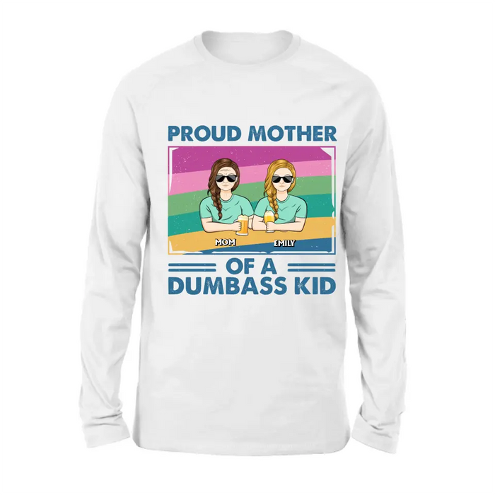 Personalized Proud Mother Shirt/Hoodie - Up to 4 Kids - Mother's Day Gift For Grandma/Mom - Proud Mother Of A Few Kids