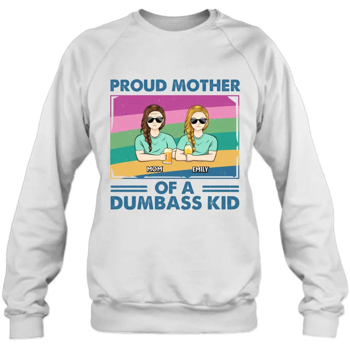 Personalized Proud Mother Shirt/Hoodie - Up to 4 Kids - Mother's Day Gift For Grandma/Mom - Proud Mother Of A Few Kids