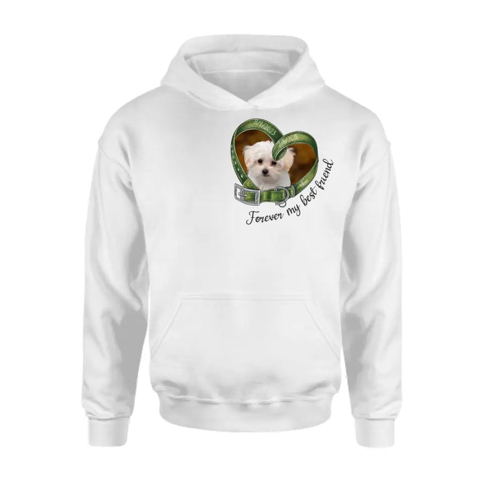 Personalized Memorial Dog Photo Shirt/Hoodie - Memorial Gift Idea For Dog Owners - Forever My Best Friend