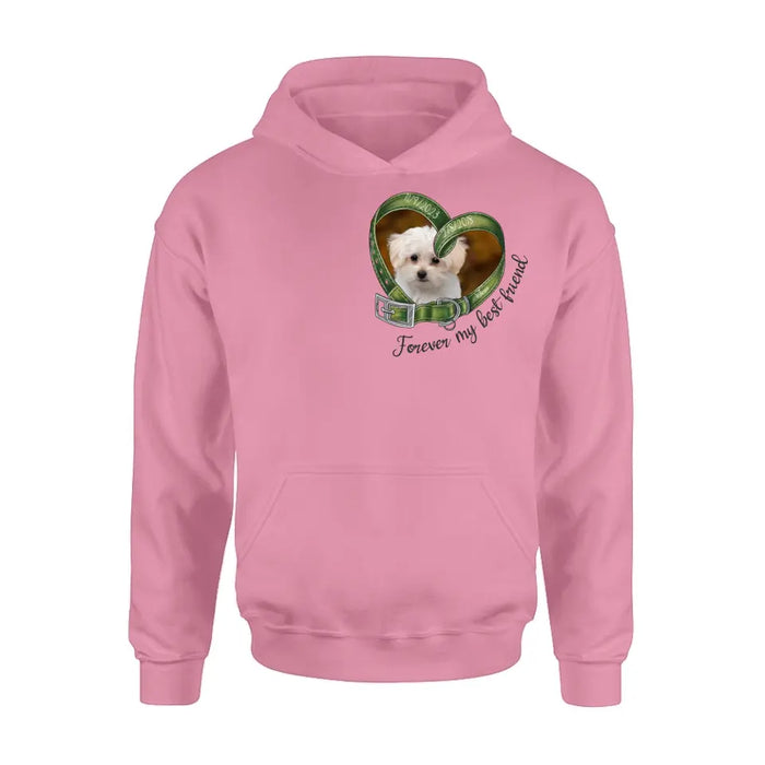 Personalized Memorial Dog Photo Shirt/Hoodie - Memorial Gift Idea For Dog Owners - Forever My Best Friend