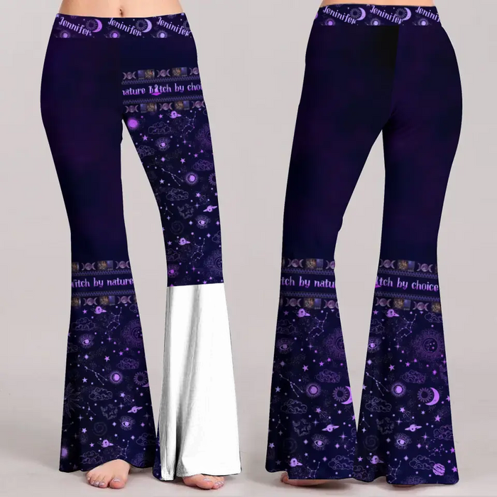 Personalized Witch Women's Skinny Flare Pants - Gift Idea for Witch Lovers/Mother's Day
