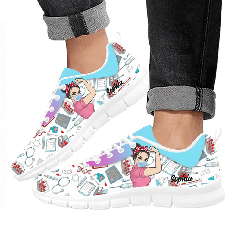 Personalized Nurse Sneakers - Gift Idea For Nurse/Birthday Gift
