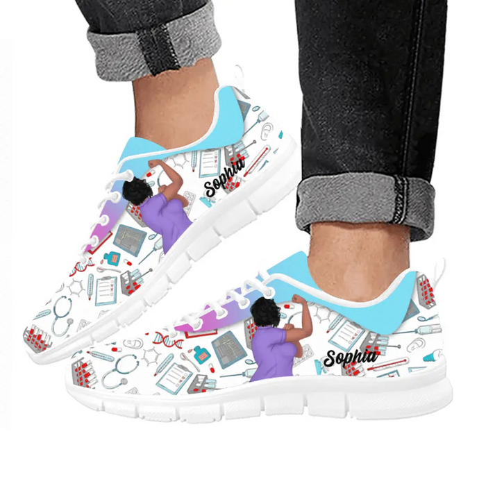 Personalized Nurse Sneakers - Gift Idea For Friend/Birthday/Nurse