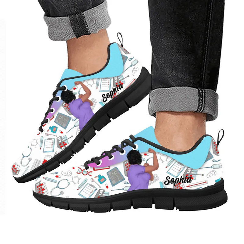 Personalized Nurse Sneakers - Gift Idea For Friend/Birthday/Nurse