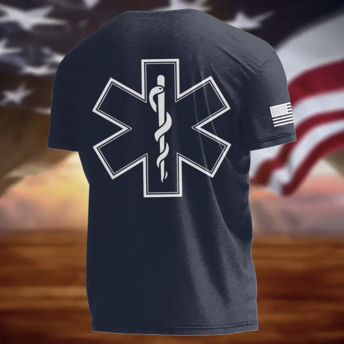 Personalized EMS EMT Paramedic AOP T-shirt - Gift Idea For Paramedic