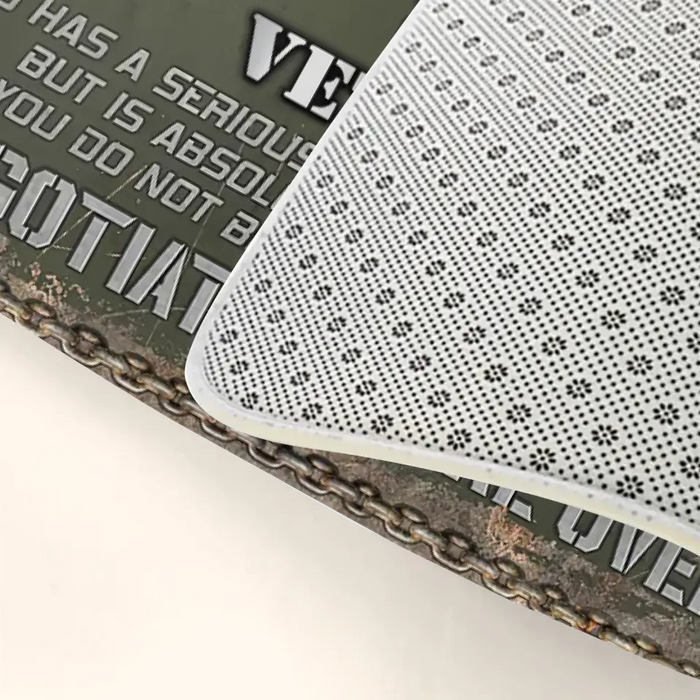 Personalized Veteran Home Doormat - Gift Idea For Veteran - Uninvited Guests This Property Is Protected By A Veteran