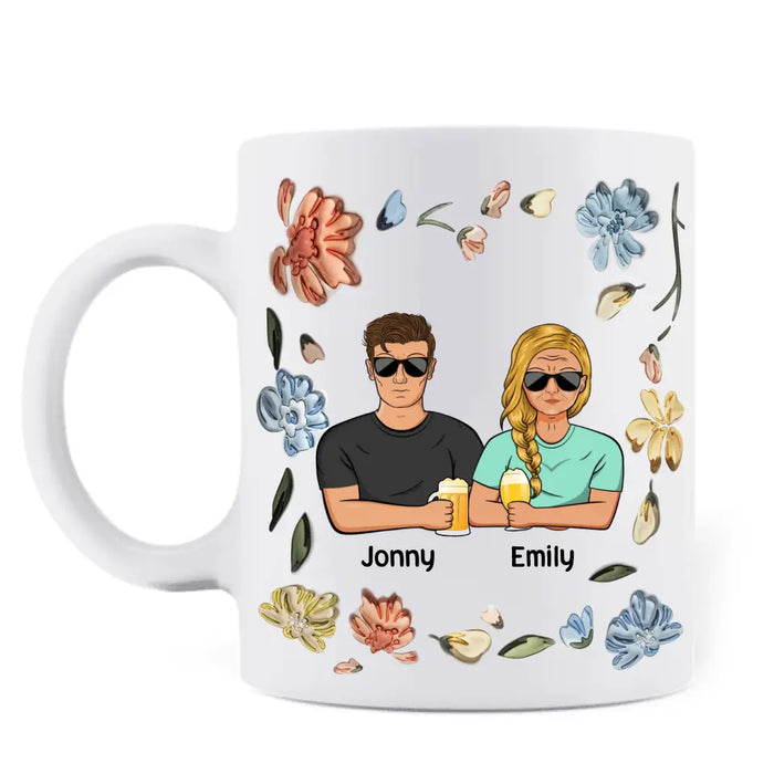 Personalized Mother Coffee Mug -  Mom With Up to 3 Children - Mother's Day Gift Idea - Proud Mother Of A Few Kids