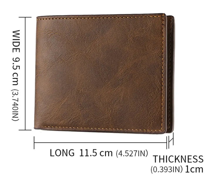 Personalized Firefighter Leather Wallet - Father's Day Gift Idea for Firefighter