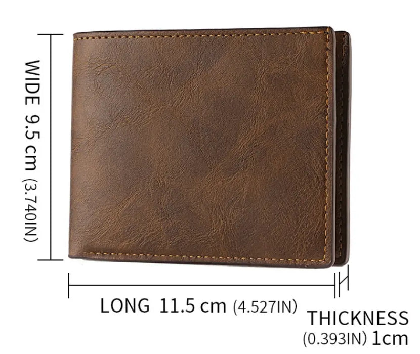 Personalized Firefighter Leather Wallet - Father's Day Gift Idea for Firefighter
