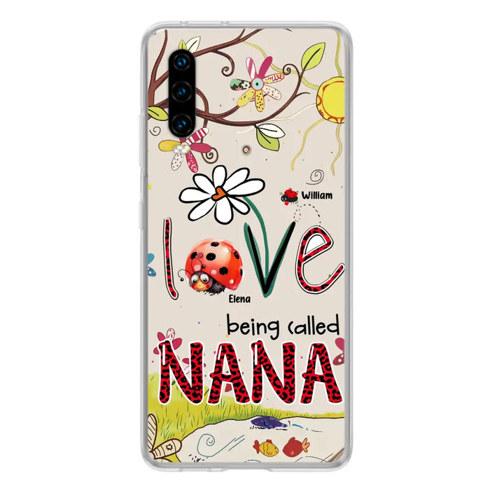 Personalized Grandma/Mom Phone Case - Gift Idea For Grandma - Up to 7 Kids - Love Being Called Gigi - Cases For Oppo/Huawei/Xiaomi