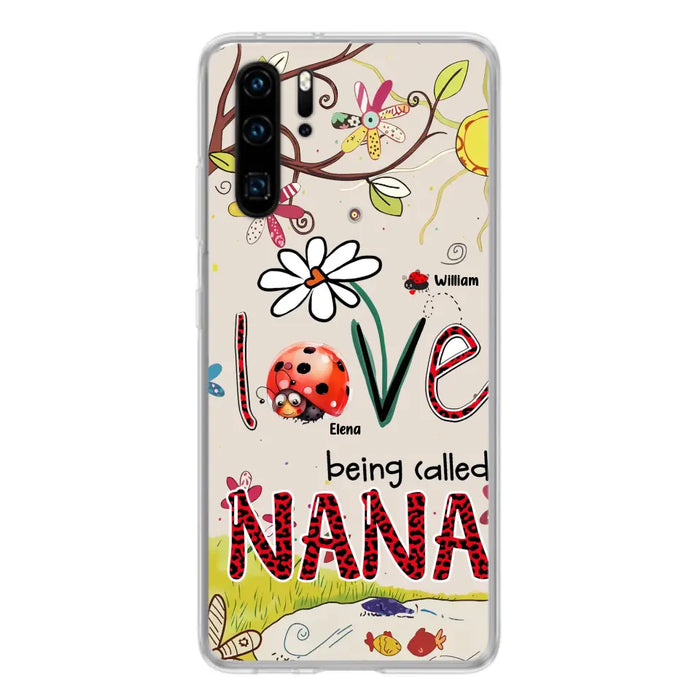 Personalized Grandma/Mom Phone Case - Gift Idea For Grandma - Up to 7 Kids - Love Being Called Gigi - Cases For Oppo/Huawei/Xiaomi