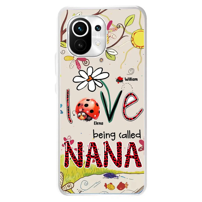 Personalized Grandma/Mom Phone Case - Gift Idea For Grandma - Up to 7 Kids - Love Being Called Gigi - Cases For Oppo/Huawei/Xiaomi