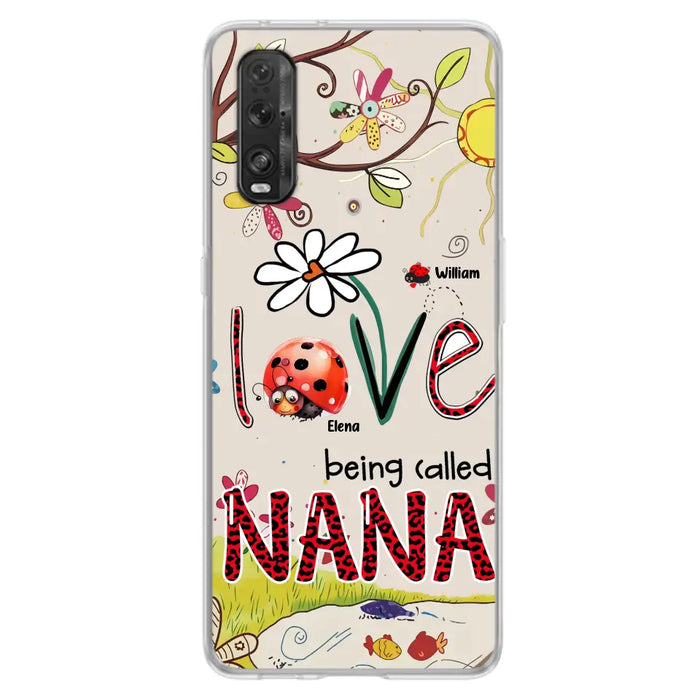 Personalized Grandma/Mom Phone Case - Gift Idea For Grandma - Up to 7 Kids - Love Being Called Gigi - Cases For Oppo/Huawei/Xiaomi