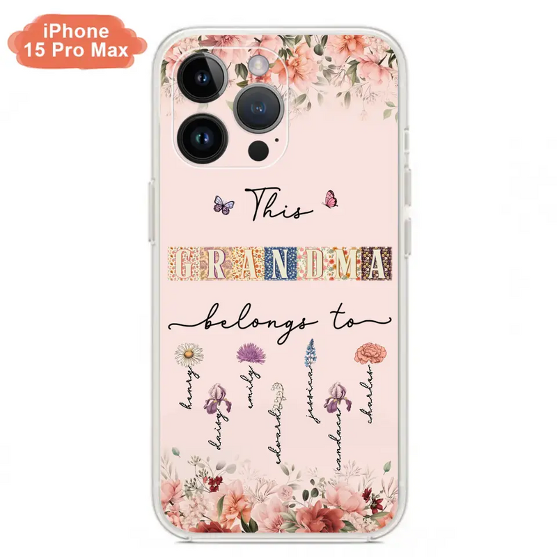 Custom Personalized Grandma/Mom Phone Case - Upto 7 Kids - Mother's Day Gift Idea for Grandma/Mom - Case for iPhone/Samsung