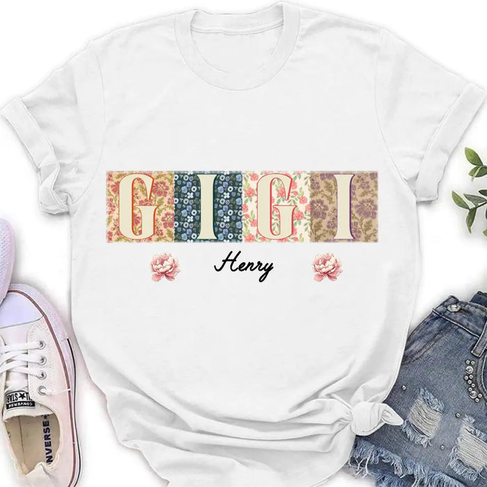Personalized Grandma Retro Shirt/Hoodie - Gift Idea For Grandma/Mom/Mother's Day - Up to 12 Kids