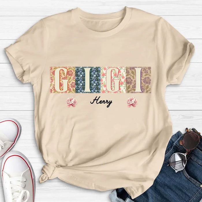 Personalized Grandma Retro Shirt/Hoodie - Gift Idea For Grandma/Mom/Mother's Day - Up to 12 Kids