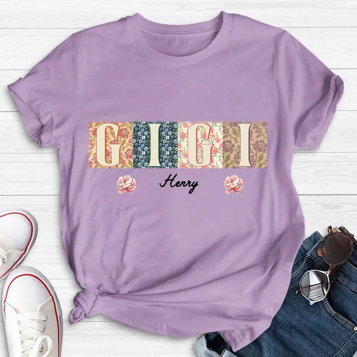 Personalized Grandma Retro Shirt/Hoodie - Gift Idea For Grandma/Mom/Mother's Day - Up to 12 Kids