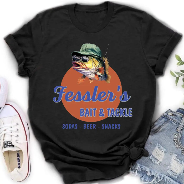 Personalized Fishing Shirt/Hoodie - Father's Day Gift Idea for Fishing Lovers - Bait & Tackle