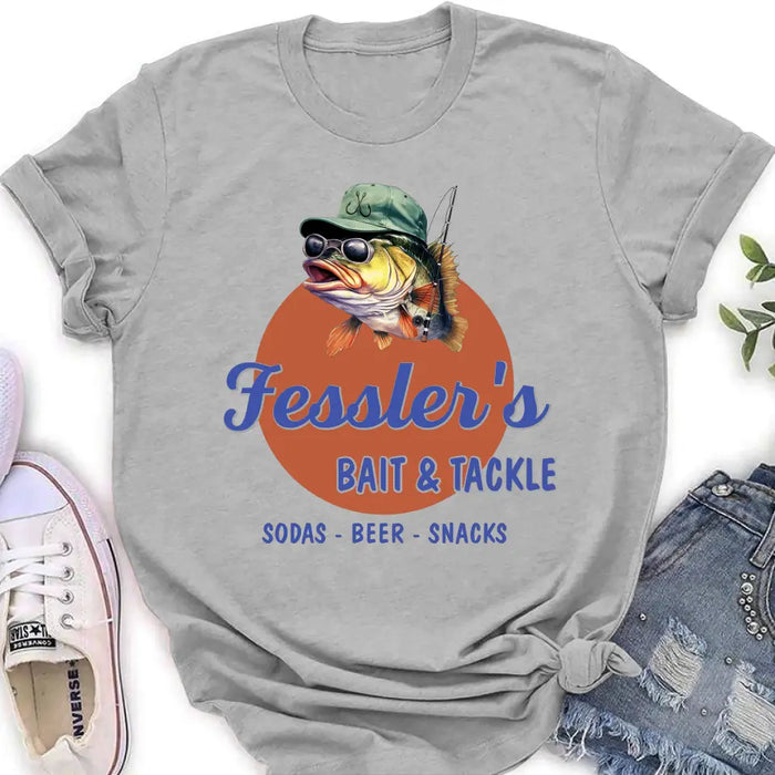 Personalized Fishing Shirt/Hoodie - Father's Day Gift Idea for Fishing Lovers - Bait & Tackle